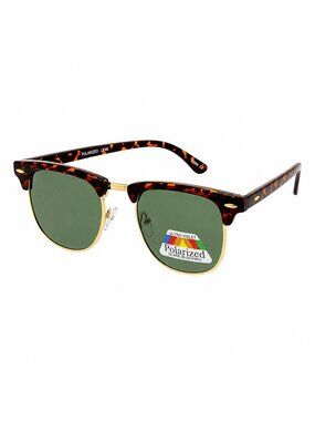 Inovli Clubber Polarized Sunglasses Men Women Classic Browline Retro Fashion UV